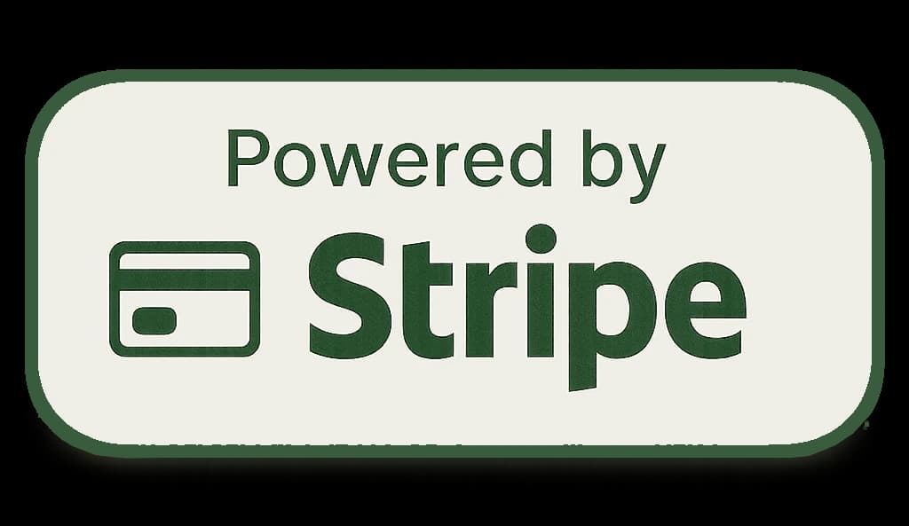 Powered by Stripe